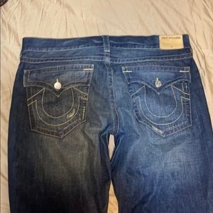 True Religion Billy Relaxed Boot cut Jeans Size 38